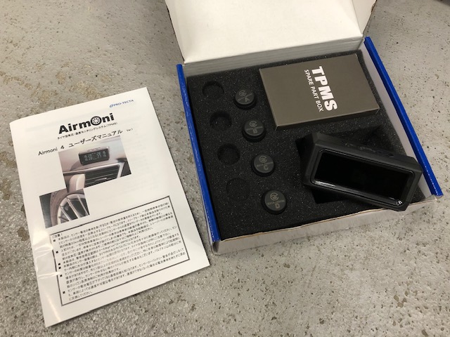 空気圧センサー『 エアモニ 4 』取り付けてみました。 | バンテック京都スタッフブログ